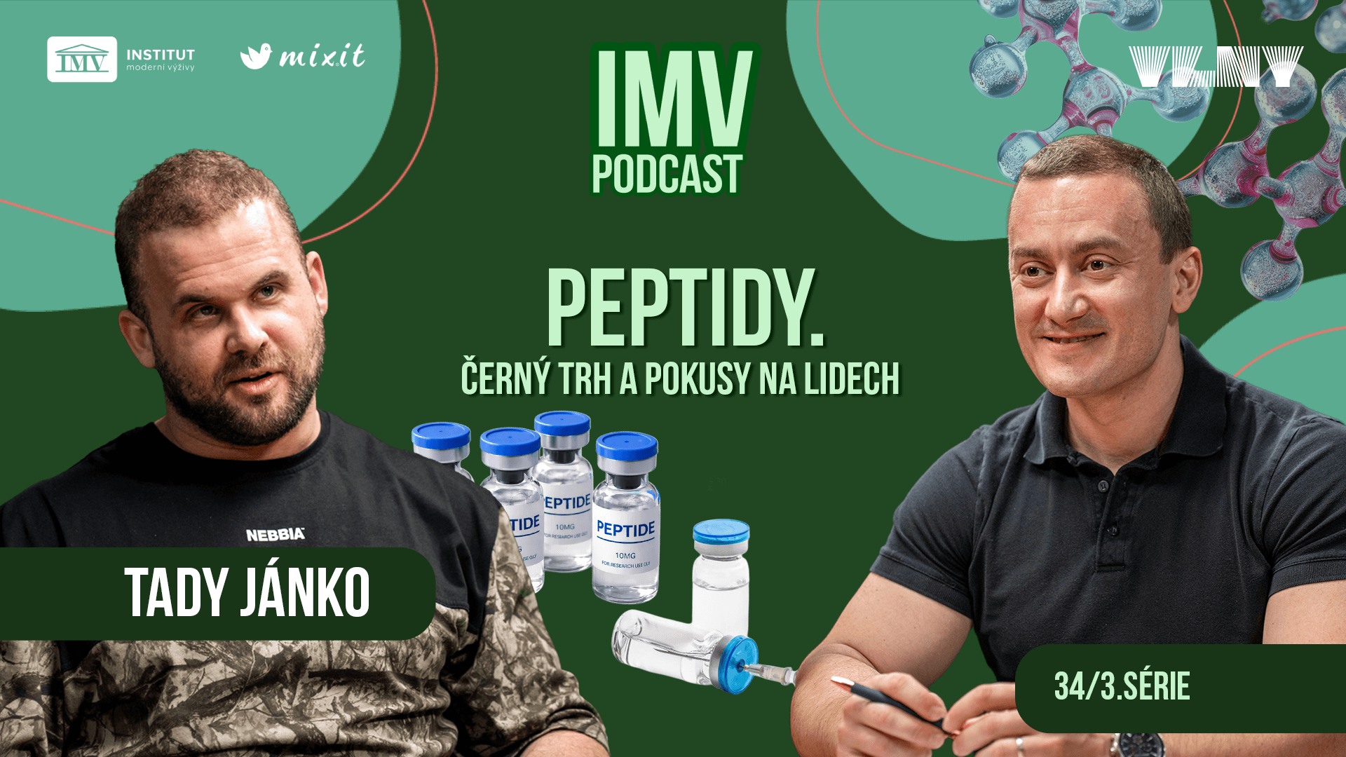 Tady Jánko: Peptidy, černý trh a lidé jako pokusné krysy