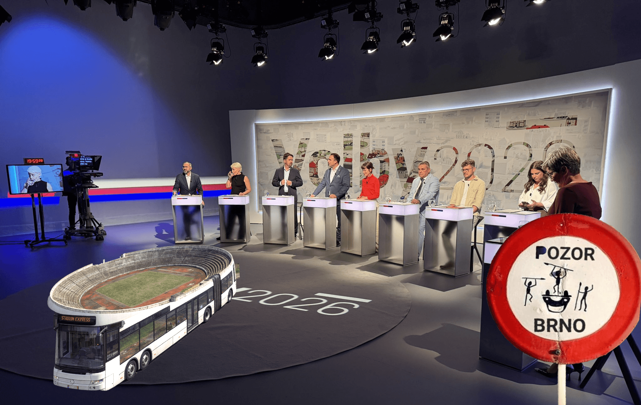 Průšvih jako Brno. Veřejnoprávní debata kandidátů na primátora byla přehlídkou marnosti
