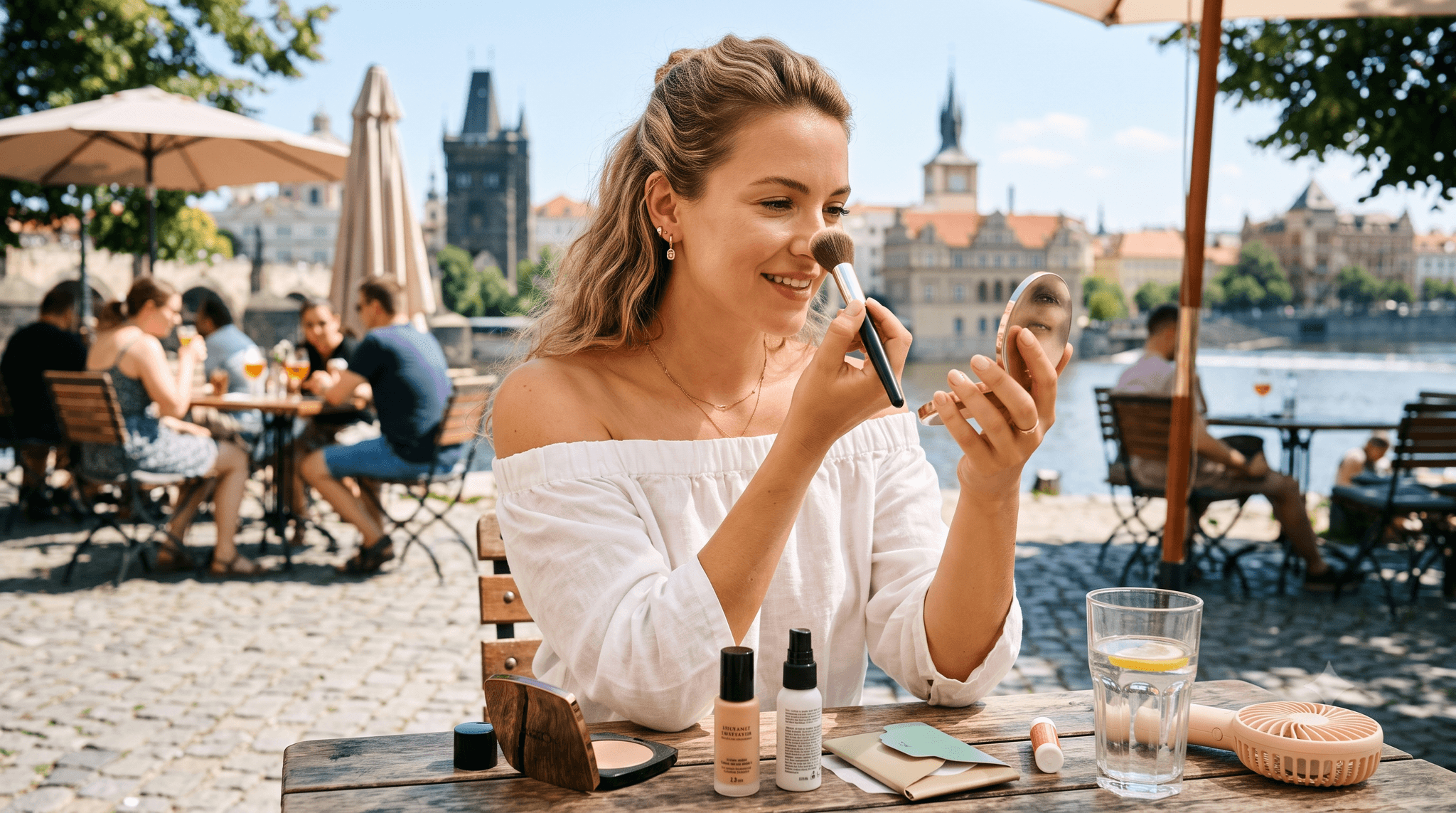 Make-up vs. léto: Jak přežít třicítky bez rozteklé tváře a efektu masky