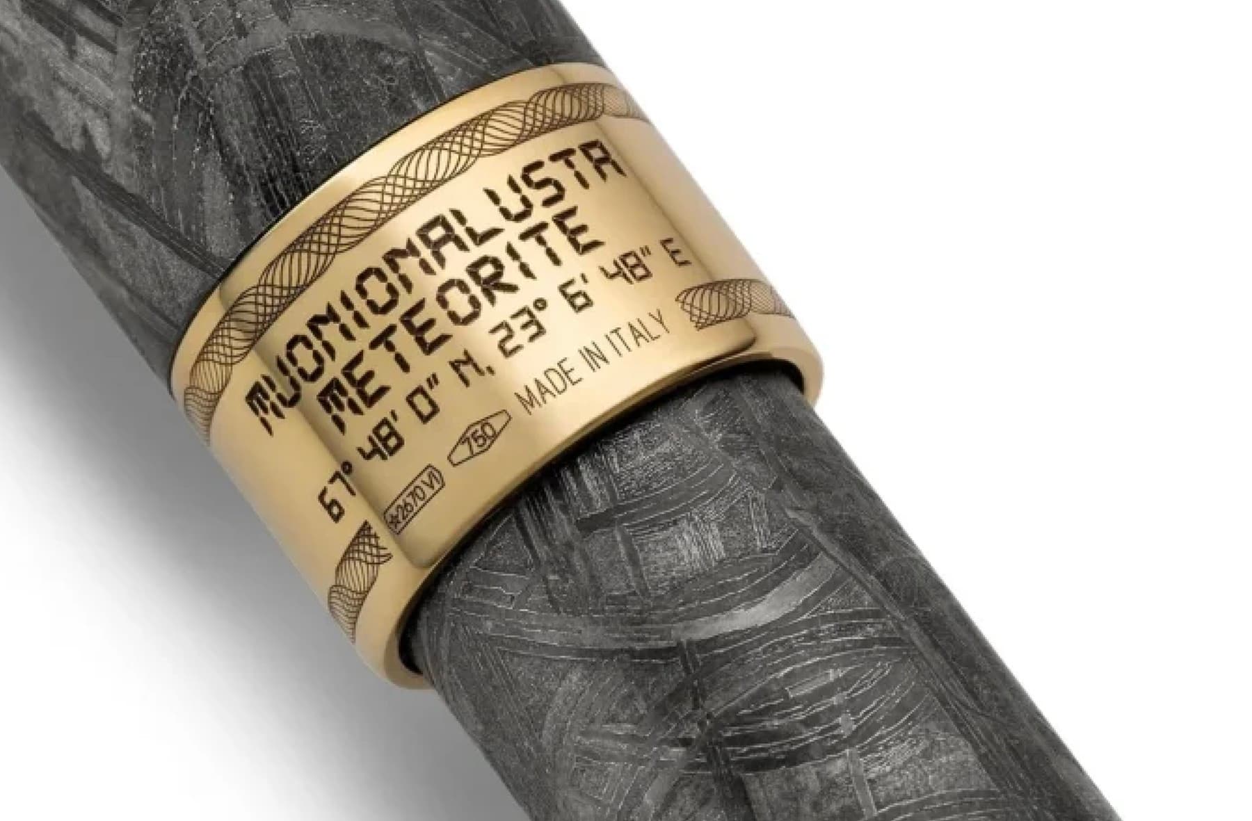 Mercedes na psaní za dva miliony: Montegrappa prodává pero z meteoritu, který dopadl na Zemi před miliardami let